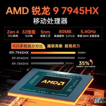 机械师曙光16S R9 5060星釉白