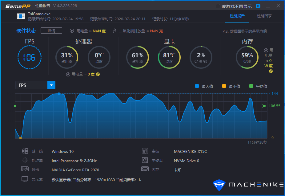 机械师F117-X评测